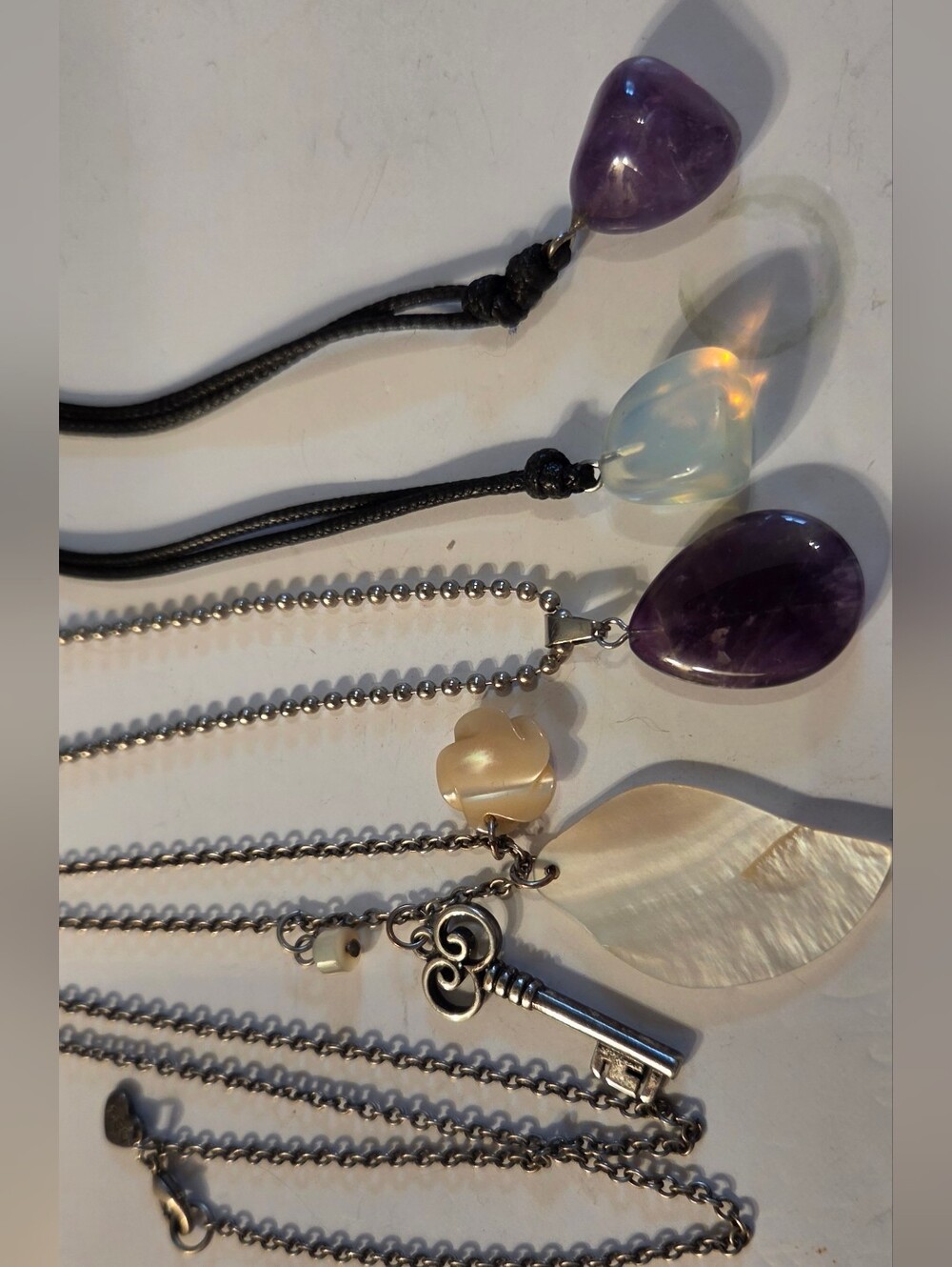 Gemstones Neclases One On Original Chain